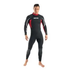 Seac Relax Nassanzug Aus Neopren 2,2 Mm Schwarz/rot