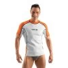 Seac Fit Neoprenshirt 2 Mm Kurzärmlig Weiß/orange