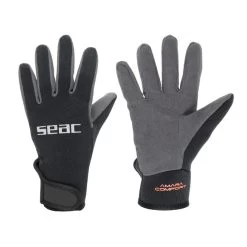 Seac Amara Comfort Handschuhe 1,5 Mm Schwarz/grau