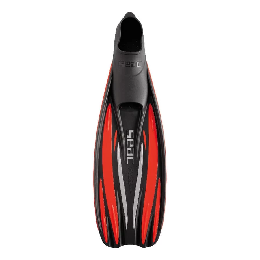 Seac F100 Pro Flossen Schwarz/rot 3 Seac F100 Pro Flossen Schwarz/rot