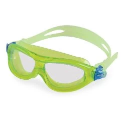 Seac Matt Kinder Schwimmbrille Grün Mit Transparenten Gläsern