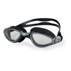 Seac Axis Schwimmbrille Schwarz/grau Mit Transparenten Gläsern