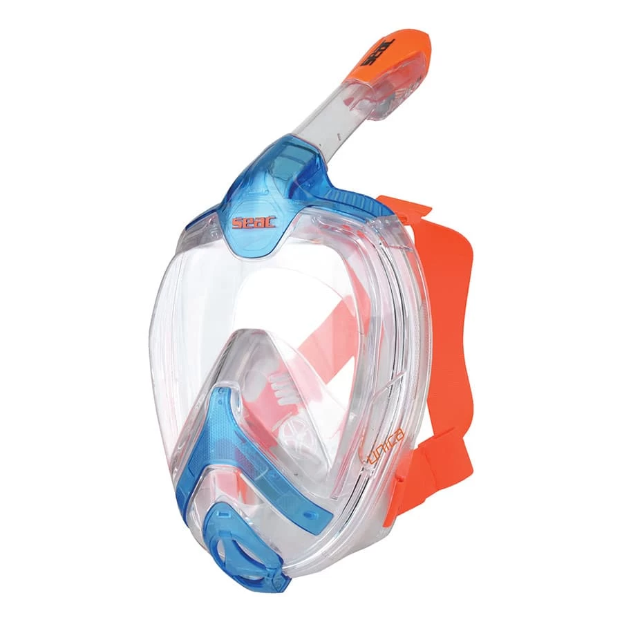 Seac Única Taucherbrille Blau/orange 3 Seac Única Taucherbrille Blau/orange